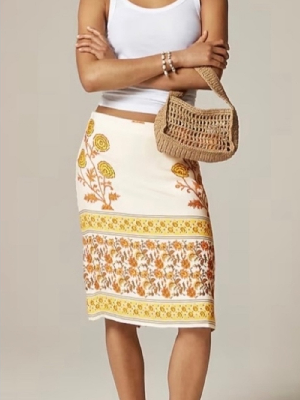 J. Crew Floral Skirt NWT Size 00
